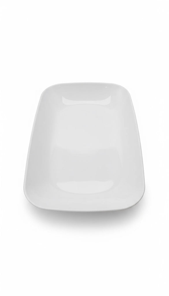 كرتون بلم/صحن ابيض شجرة