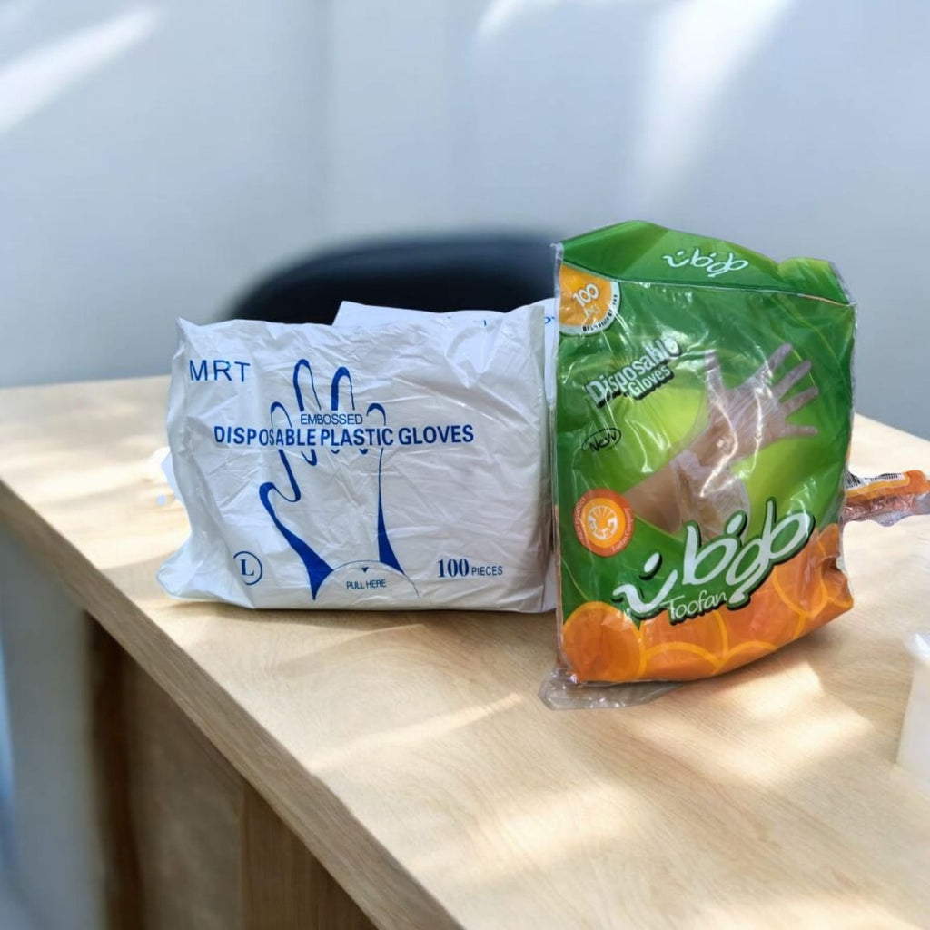 كف نايلون شفاف